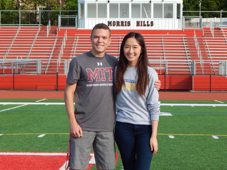 McNally and Thepmankorn “Knighted” as Valedictorian and Salutatorian!