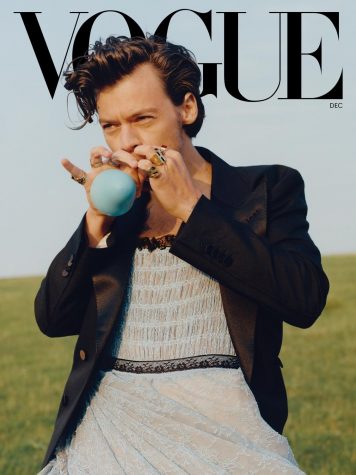Styles on the December 2020 cover of Vogue.