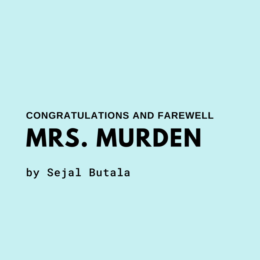 Mrs. Murden Bids Farewell to Morris Hills