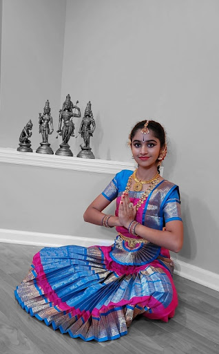 Shrujana Praveen pictured above in costume.